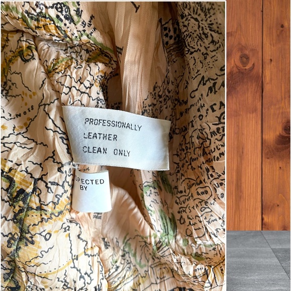 Vintage Phase 2 Men’s Bomber Jacket “100% Genuine Leather and Mapped Lining” - Picture 4 of 12